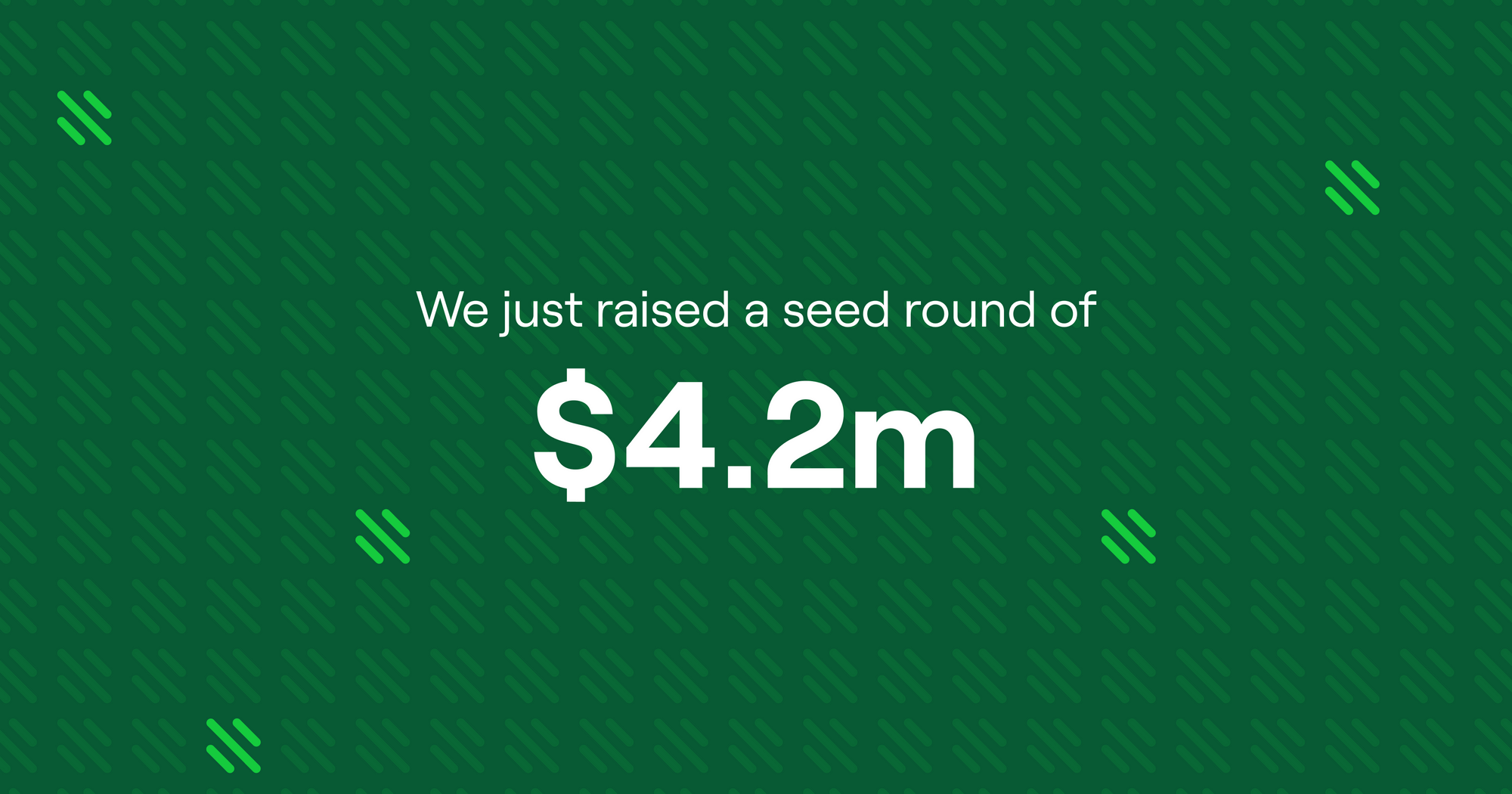 Announcing our $4.2m seed round led by Jump Capital with participation ...